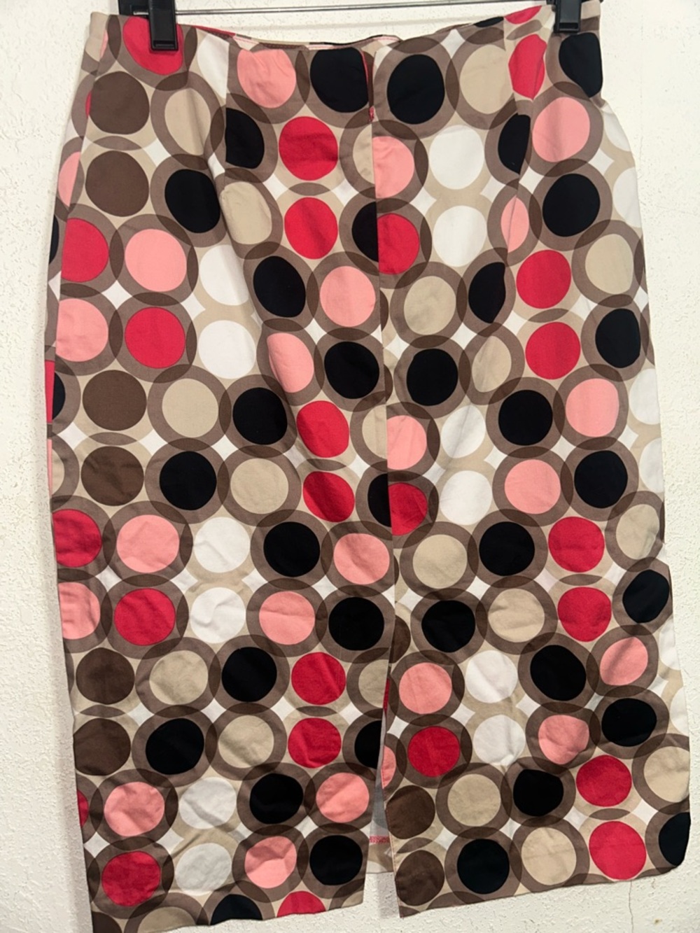 Polka Dot Pencil Skirt in Pink, Red, Black and Tan 419.16 - Picture 6 of 8